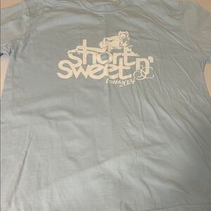 Light Blue Graphic T-Shirt